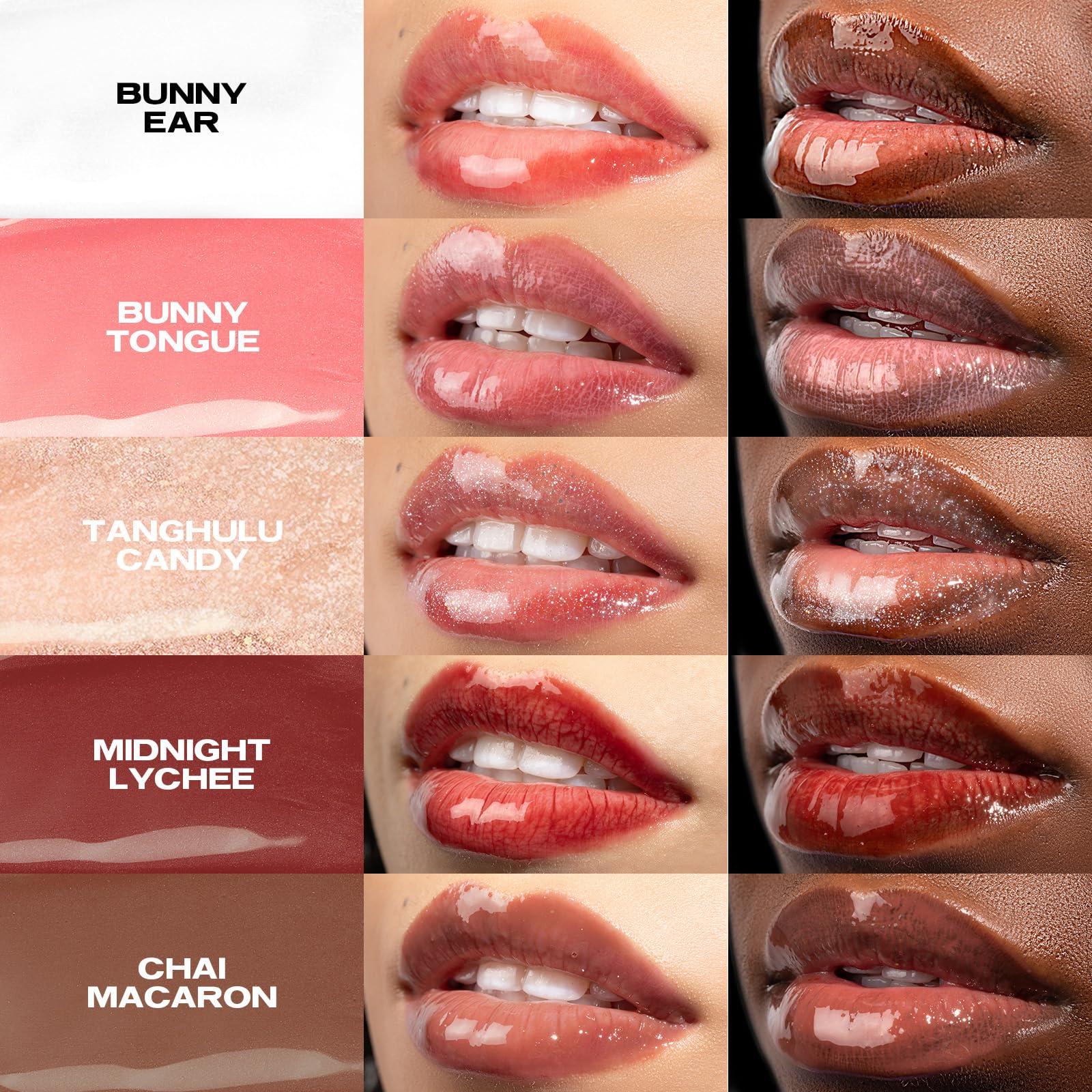 Aplicador suave del elixir labial Sacheu para una aplicación precisa