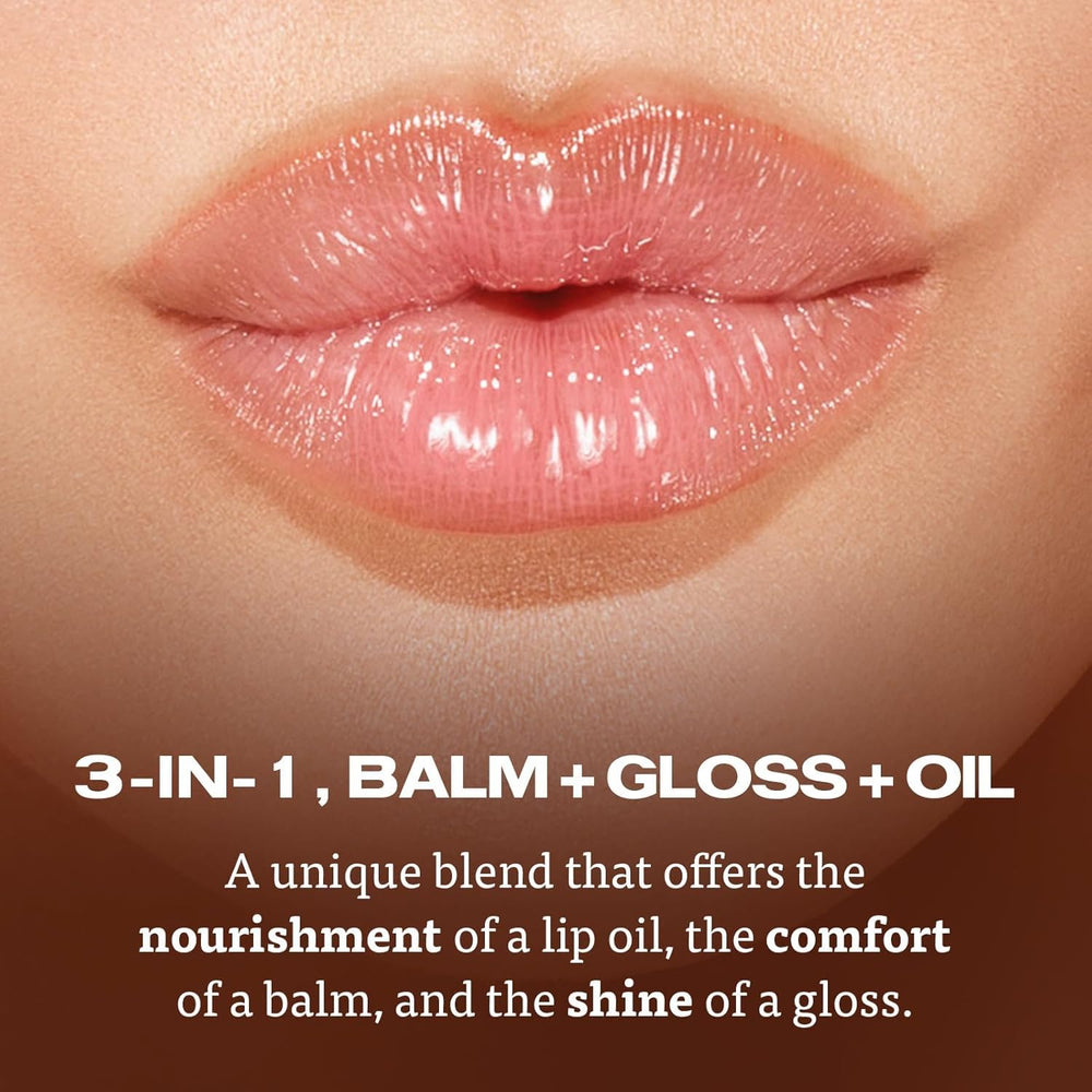 Textura brillante del elixir labial Sacheu sin sensación pegajosa