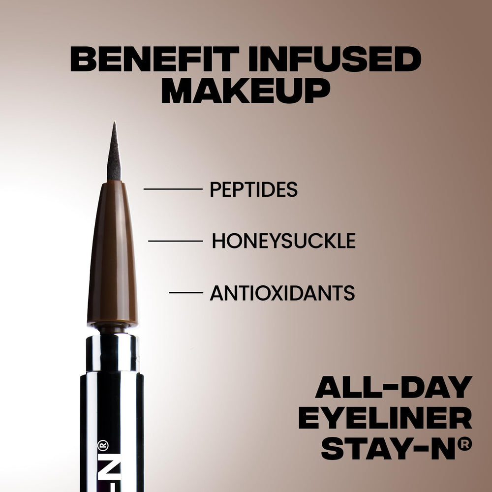 Sacheu Eyeliner STAY-N: fórmula vegana y libre de crueldad cuida la piel.