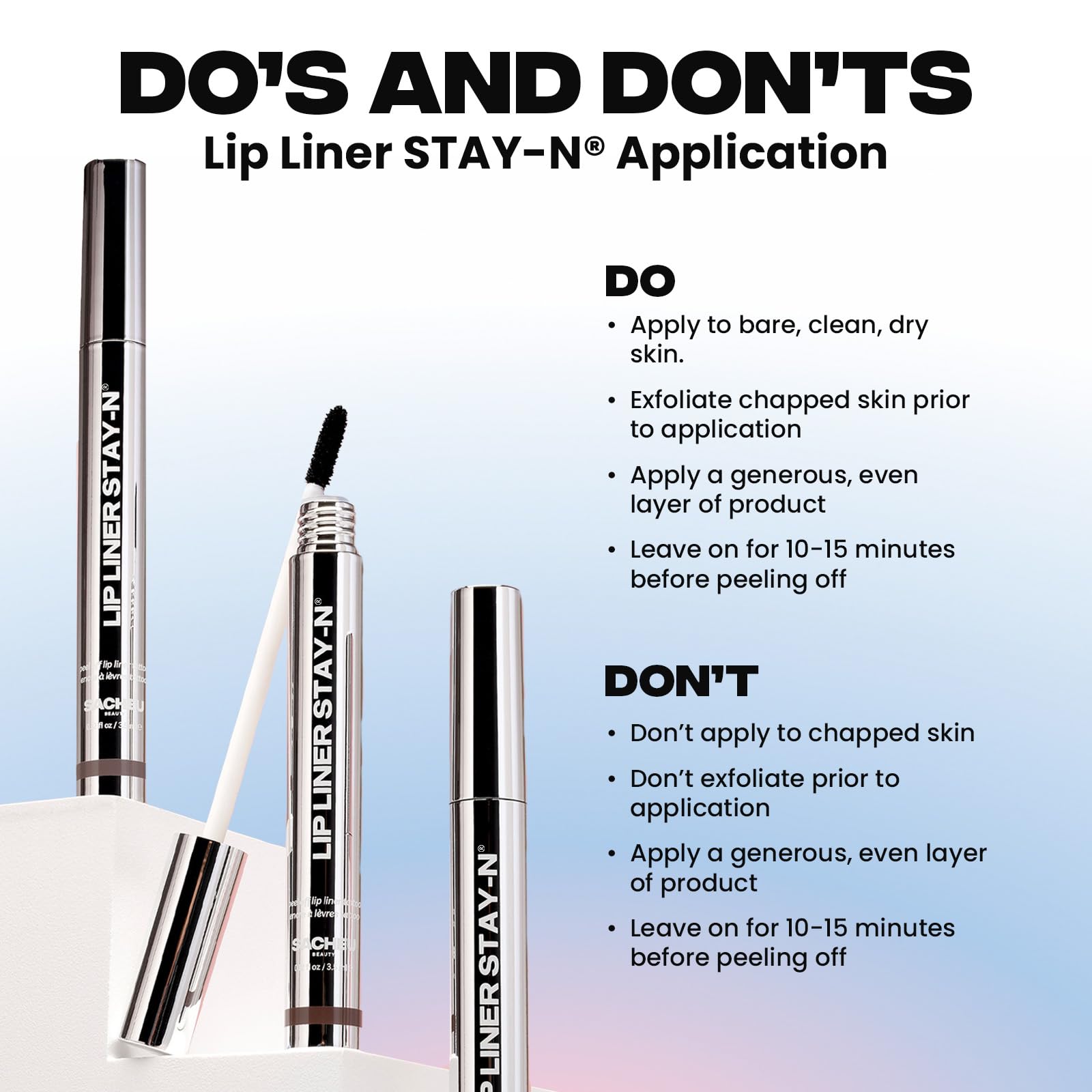 Muestras y swatches para elegir tono perfecto con STAY-N.