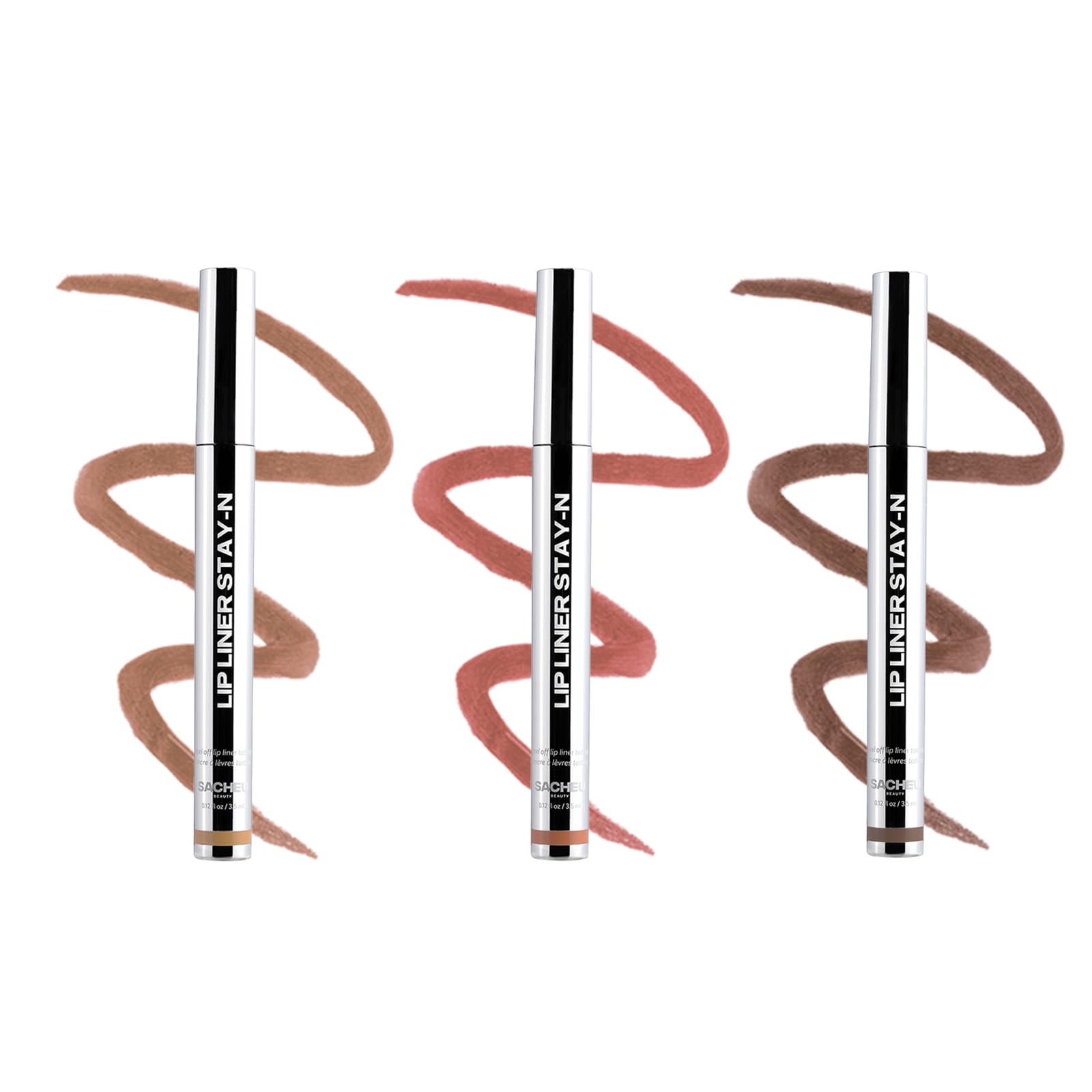 Sacheu Stay-N Peel-Off Lip Stain bottle closeup shows long-lasting tint.