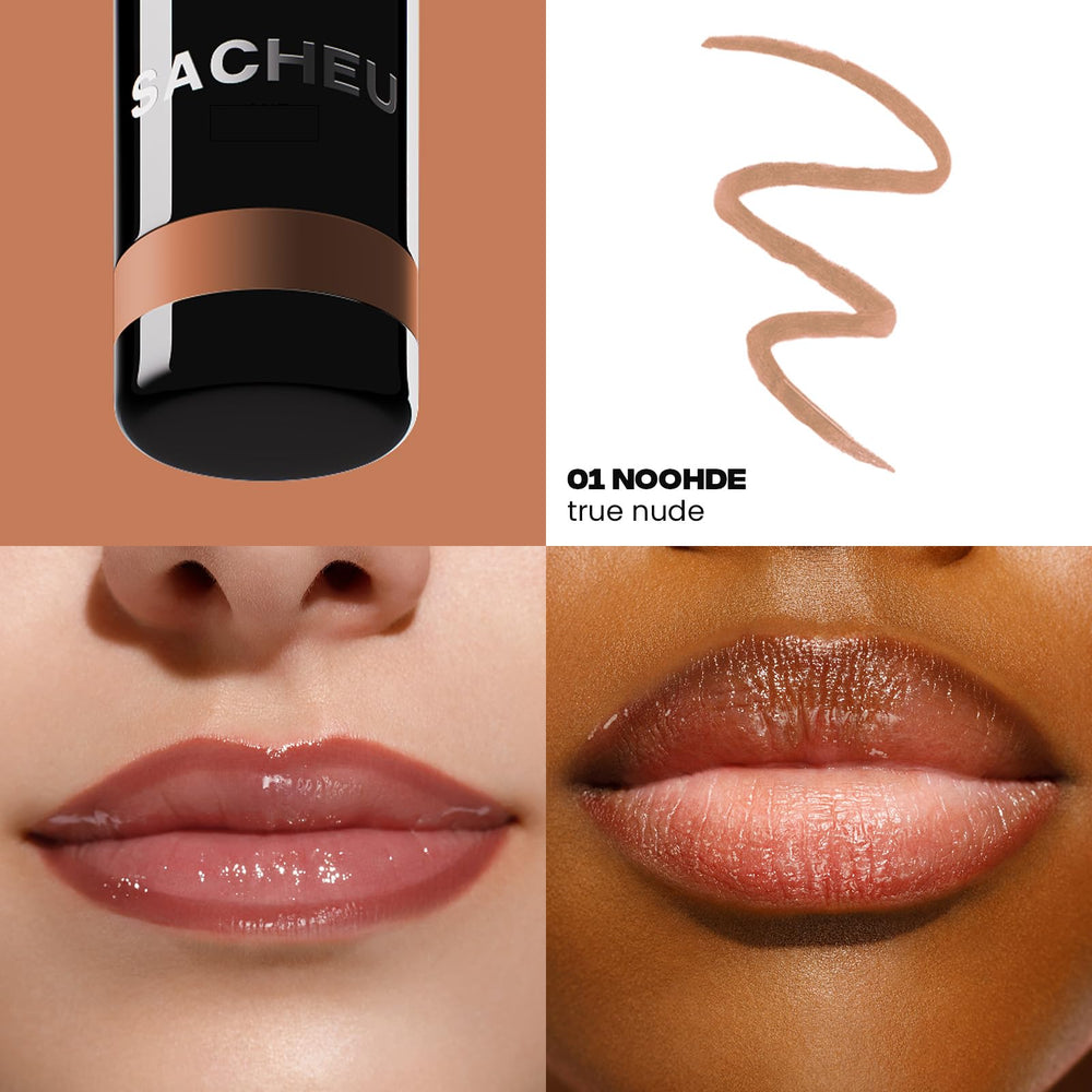 Sacheu tinte desprendible de labios, aplicación suave para color de larga duración.