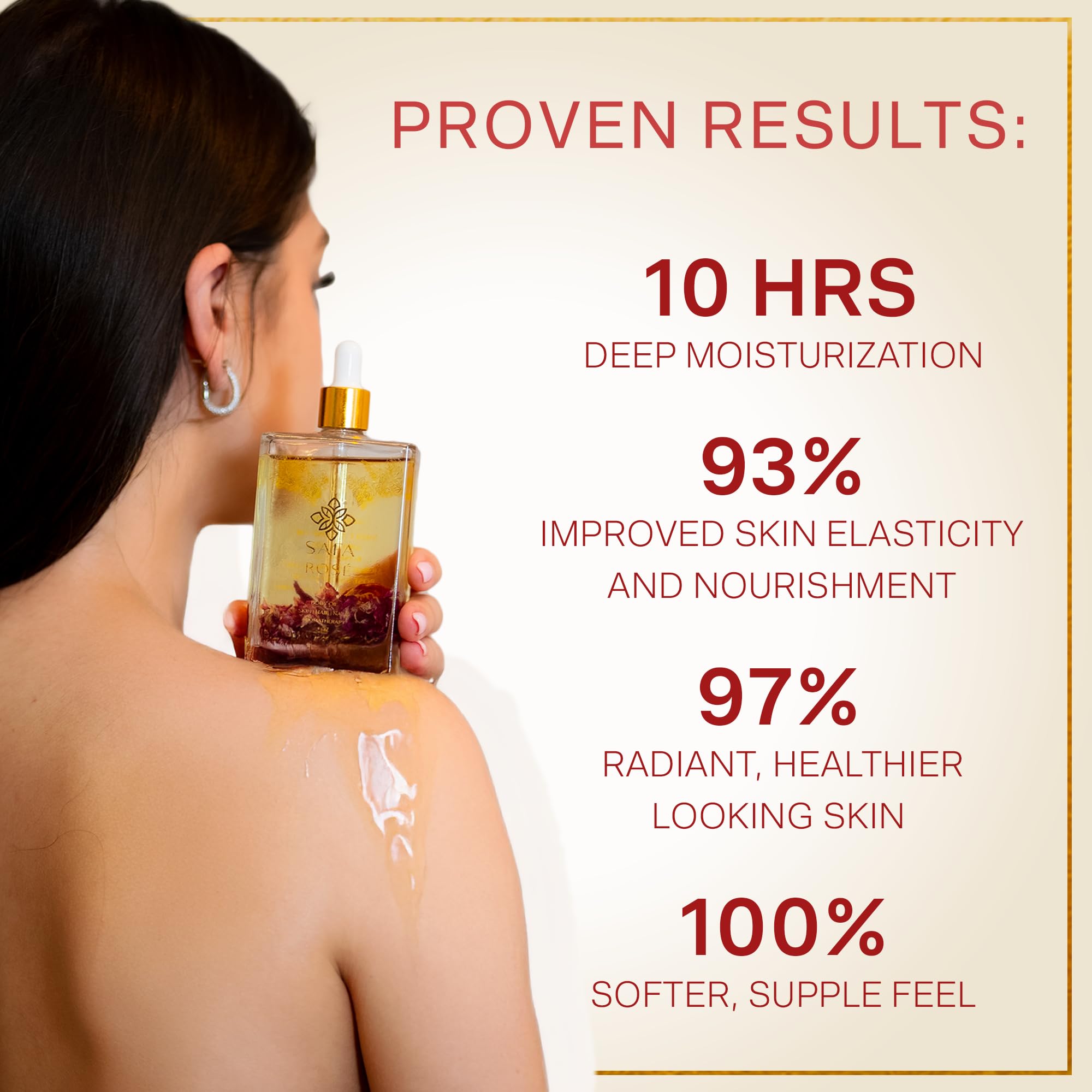 SAFA Rosé Oil perfect for gentle hair and nail care routines.