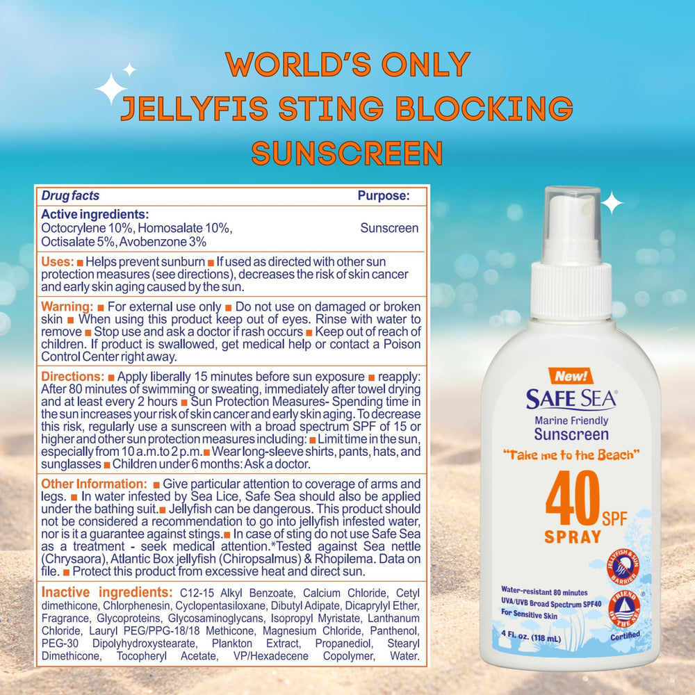 Safe Sea se aplica suave en piel y rostro para días de playa