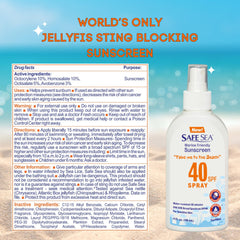 Safe Sea se aplica suave en piel y rostro para días de playa