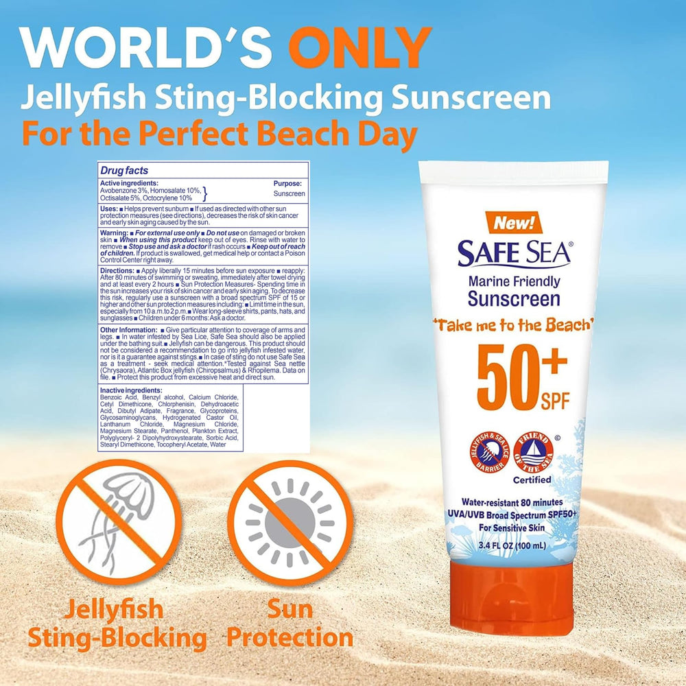 Protección resistente al agua de Safe Sea, ideal para nado y playa.