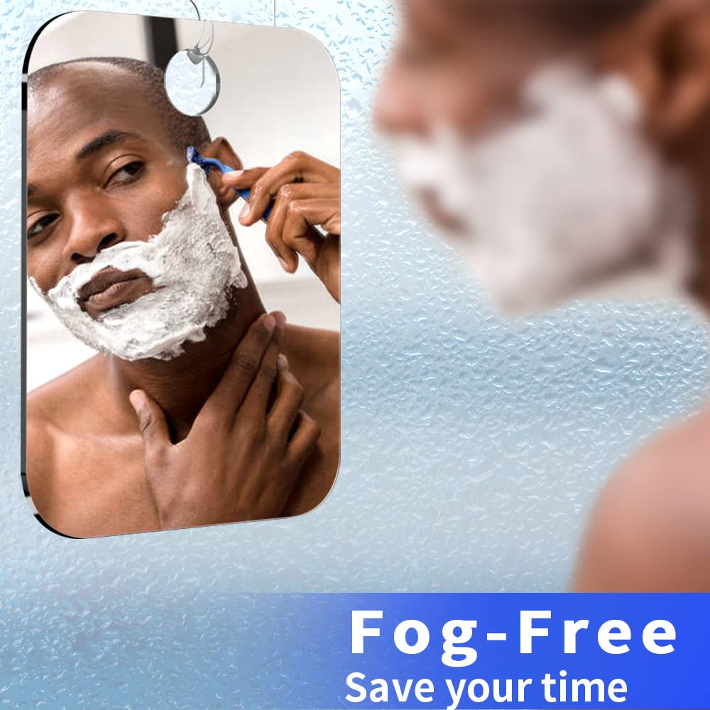SAFEE MRROR fogless mirror offers clear grooming in steamy conditions