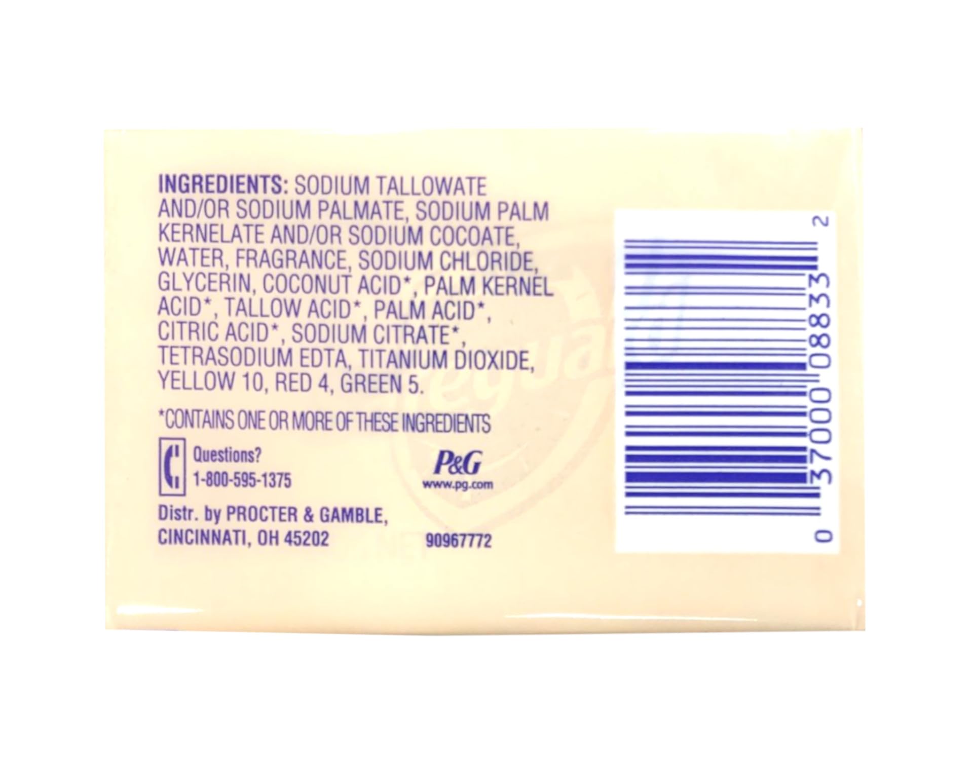 Safeguard bar soap lather foamy close-up for hands and body use
