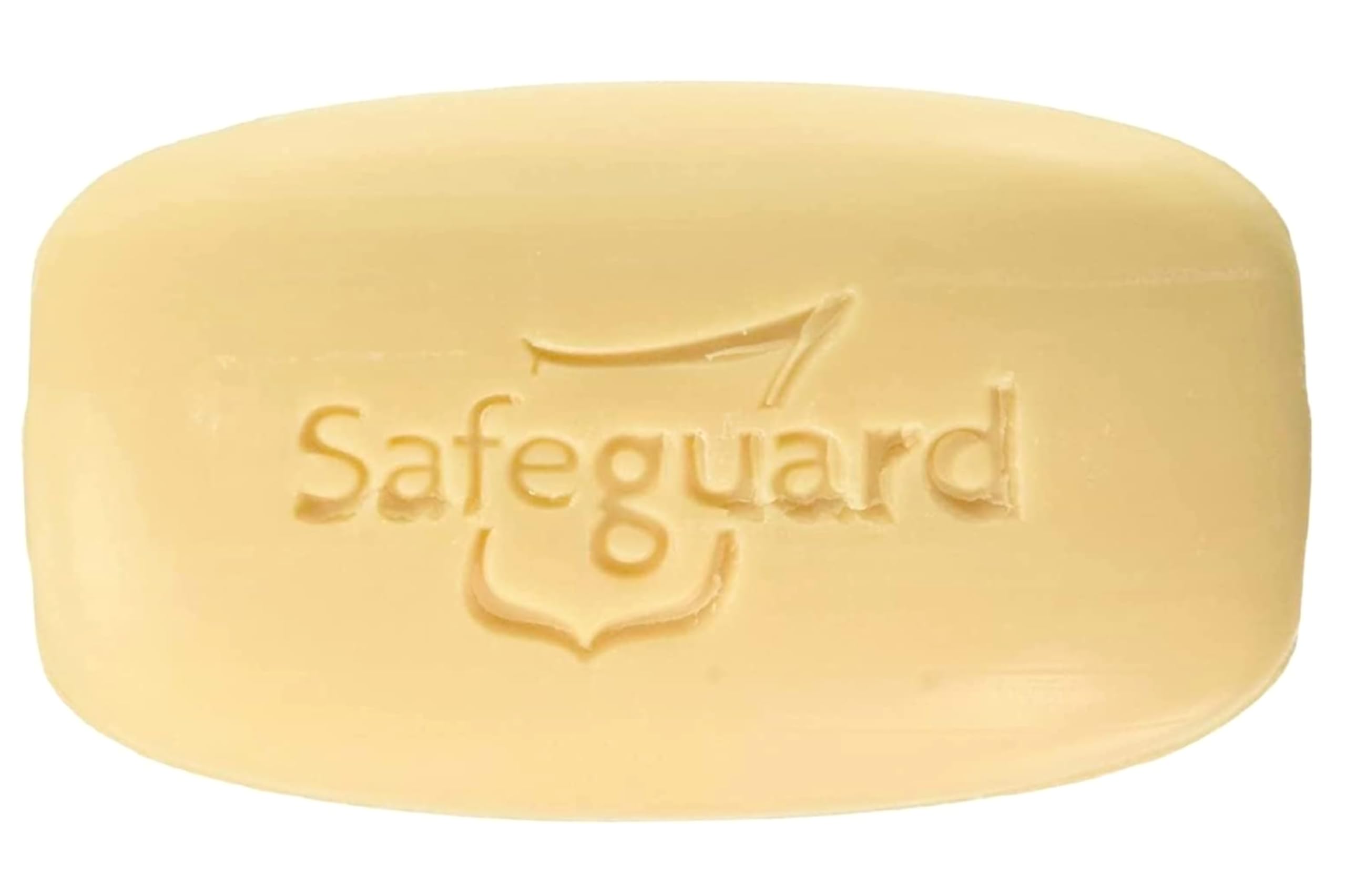Safeguard bar soap near sink highlights durable, long-lasting use