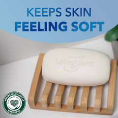 Aprobado dermatológicamente: Safeguard cuida la piel tras lavados.