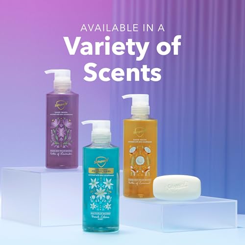 Bubble-filled Safeguard wash scene conveying deep cleanse and rinsing ease.