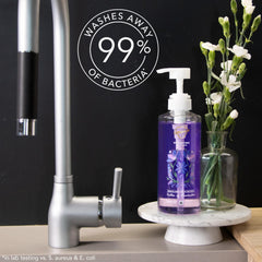 Safeguard jabón líquido de manos lavanda, dispensador cómodo para uso diario.