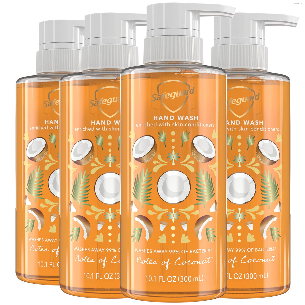Safeguard jabón líquido para manos con bomba, dispensador práctico para uso diario.