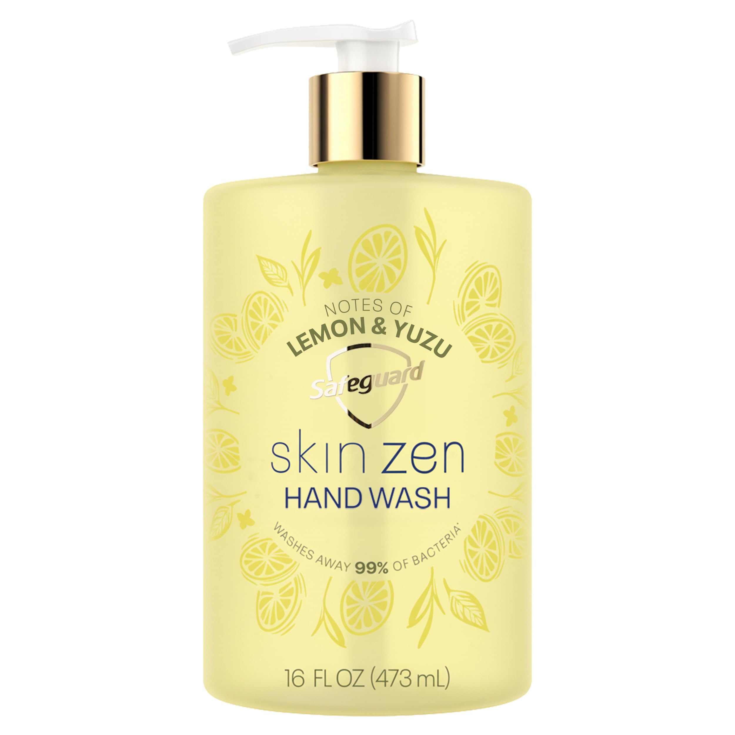 Safeguard Skin Zen lemon-yuzu bottle with refreshing citrus scent for handwashing