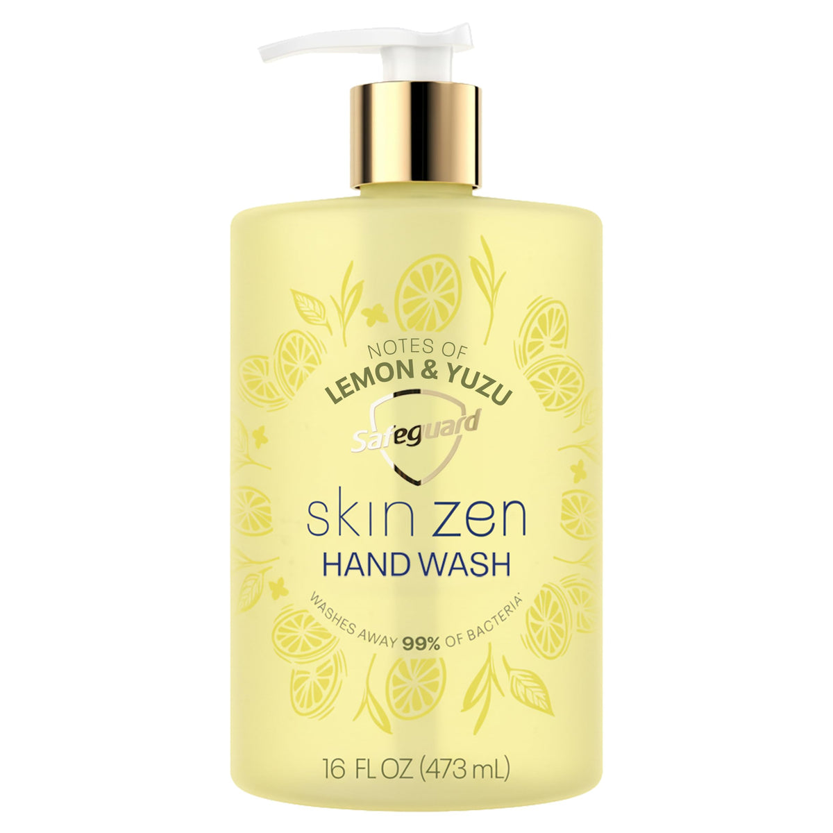 Safeguard Skin Zen lemon-yuzu bottle with refreshing citrus scent for handwashing