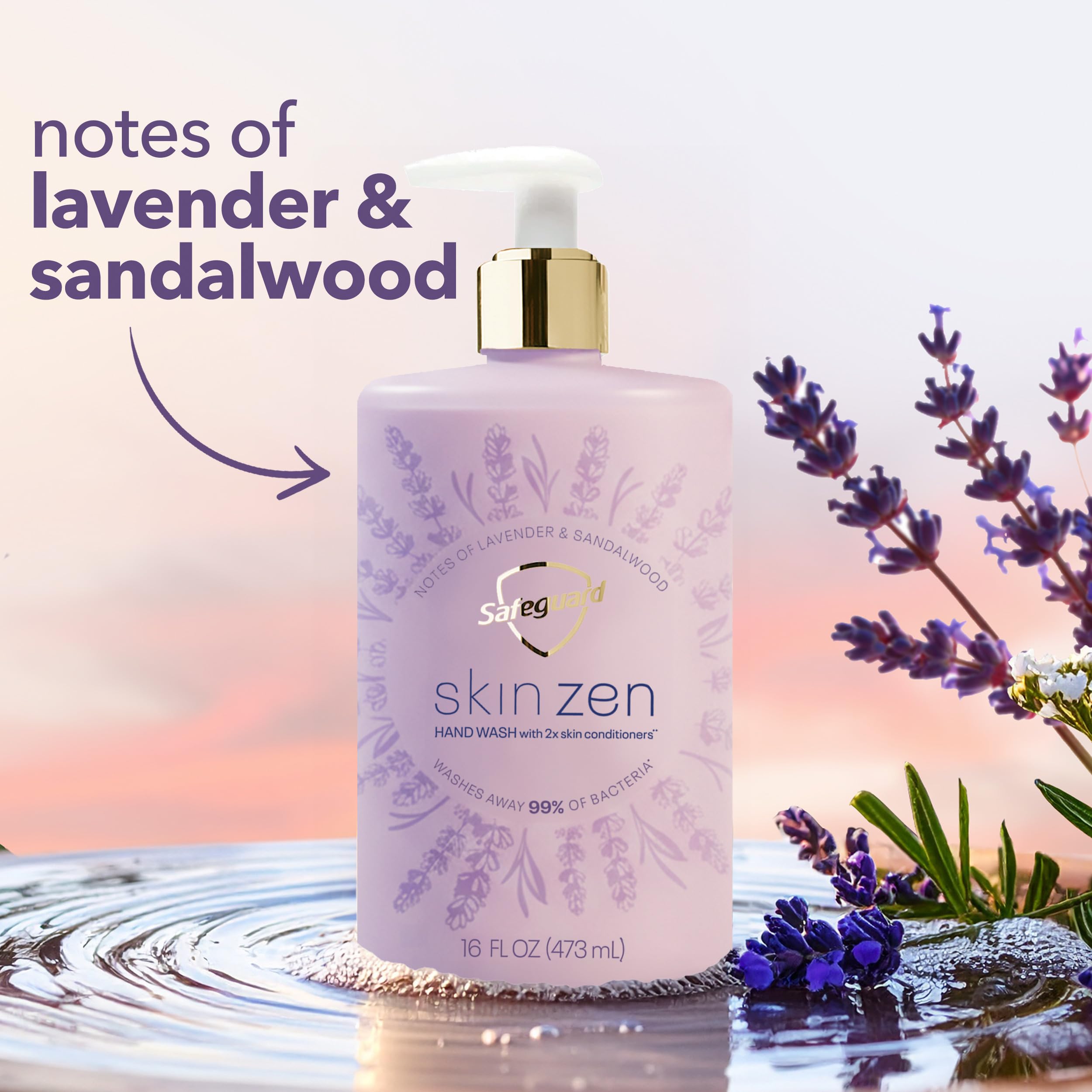 Sandalwood note adds warm, spa-like touch to Skin Zen washing