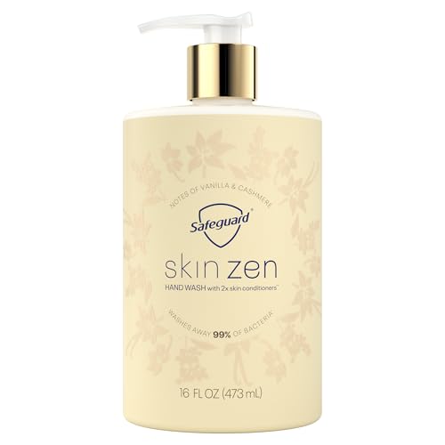 Applying Skin Zen to hands and spreading rich lather.