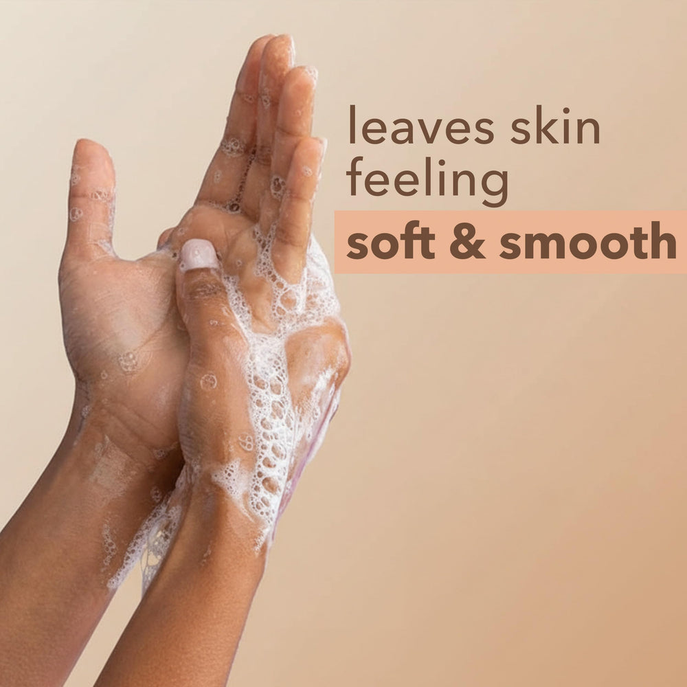 Vanilla and cashmere aroma from Safeguard Skin Zen soap enhances the ritual.