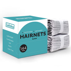 SAFEKO red de cabello de malla aireada, respirable para jornadas largas.