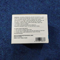 Sagry 40% urea cream being applied to heel to soften dryness.