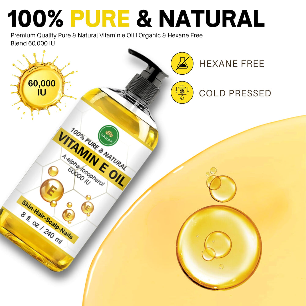SAHAK aceite de vitamina E para cabello, suaviza puntas