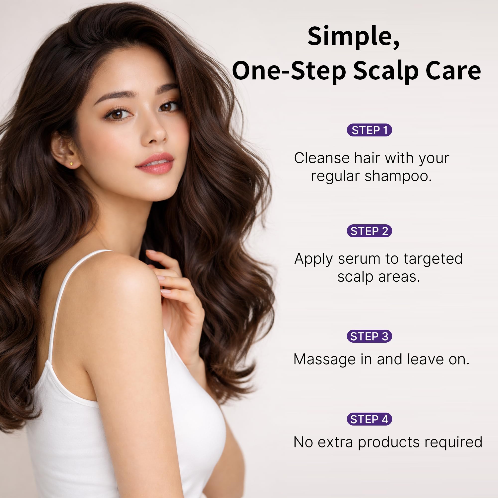 Sahha color-treated hair-friendly serum with lightweight feel.