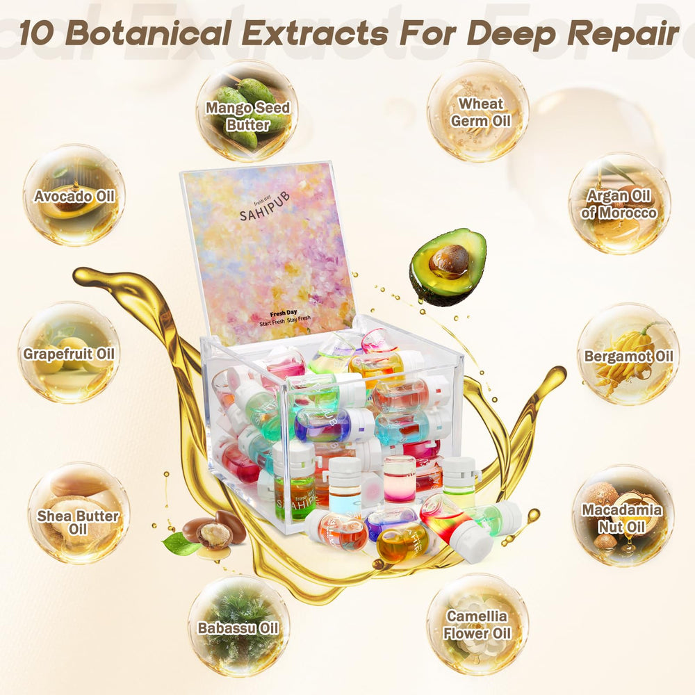 SAHIPUB botanical oil blend adds shine and manageability