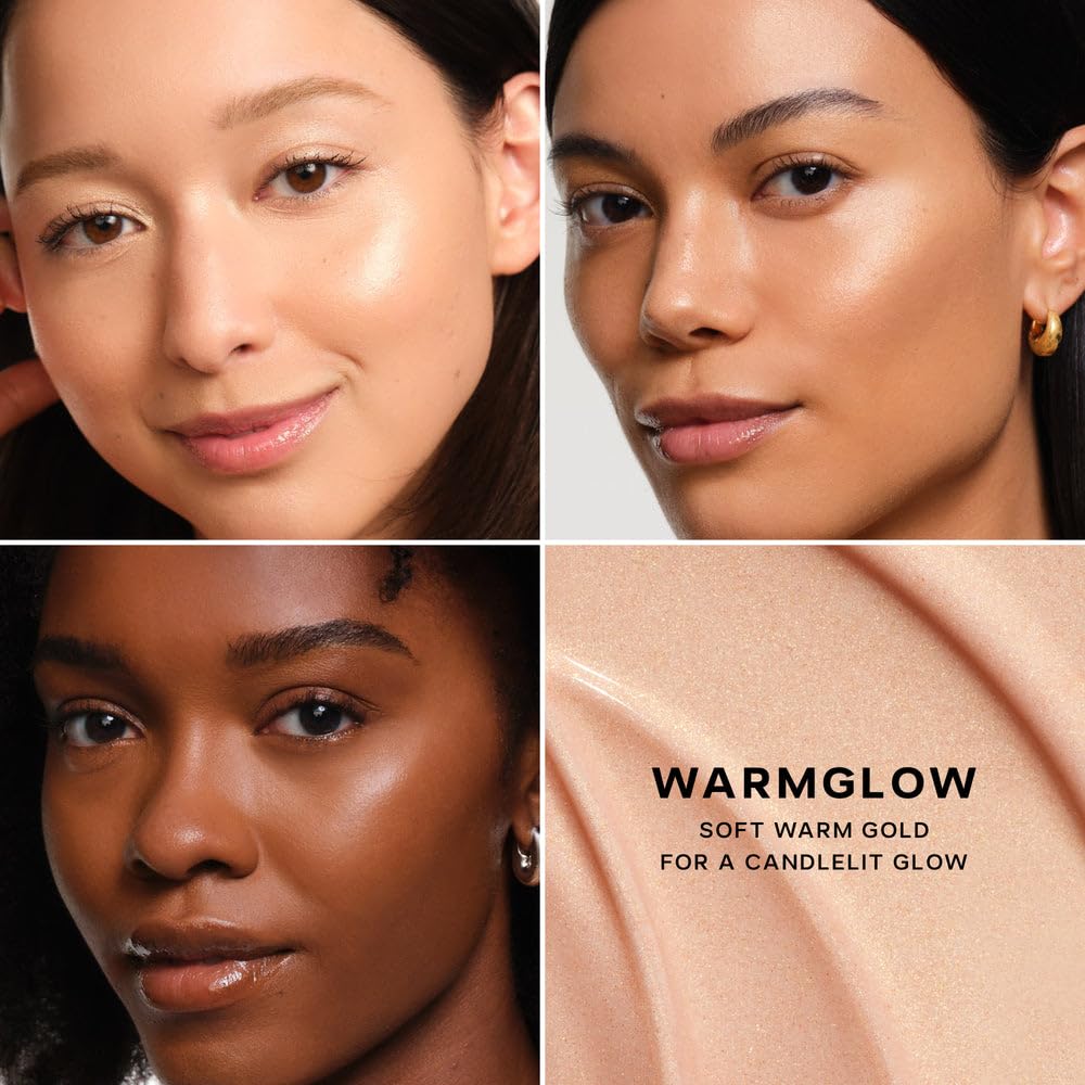 Swatch of Saie Dew Blush showing color payoff and blendability.