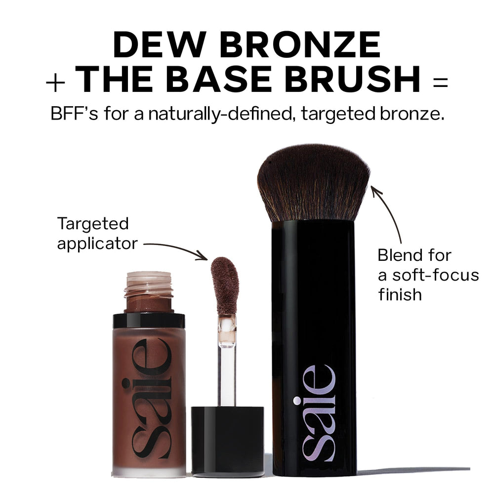 Cruelty-free and vegan Saie Dew Bronze makeup.