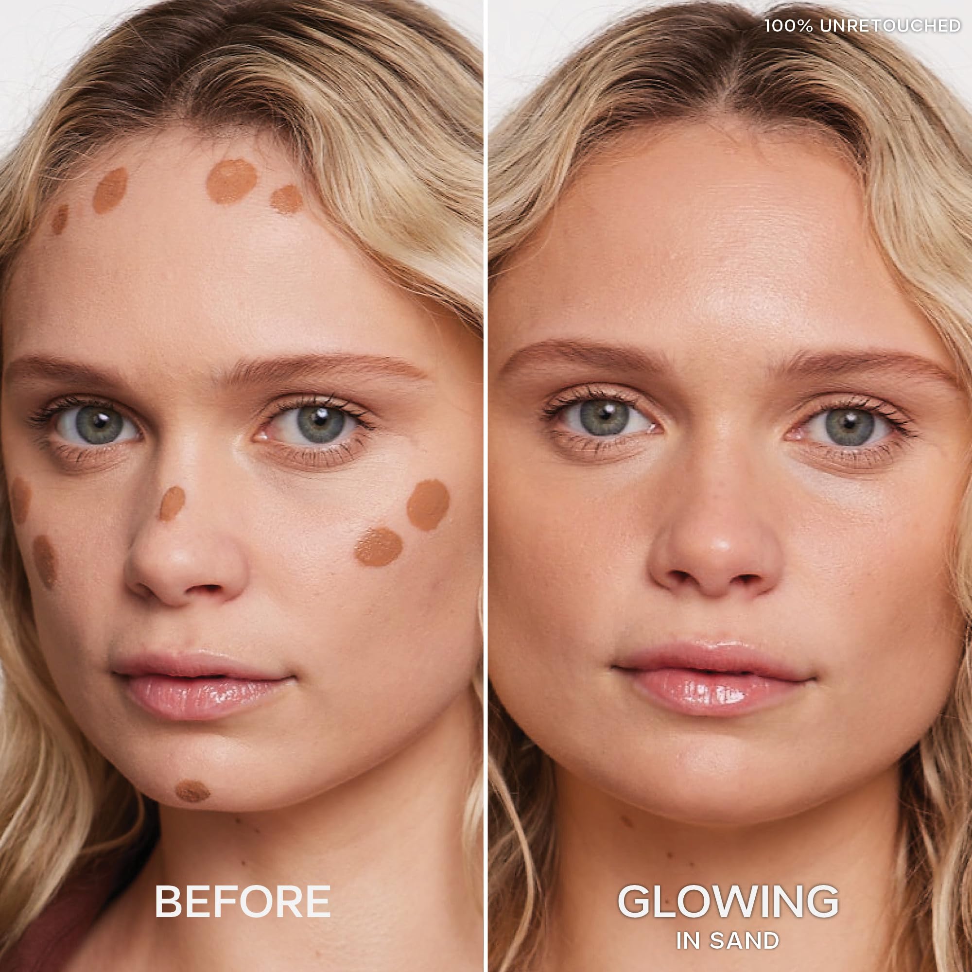 Saie Dew Bronze doe-foot applicator enables precise, streak-free application.