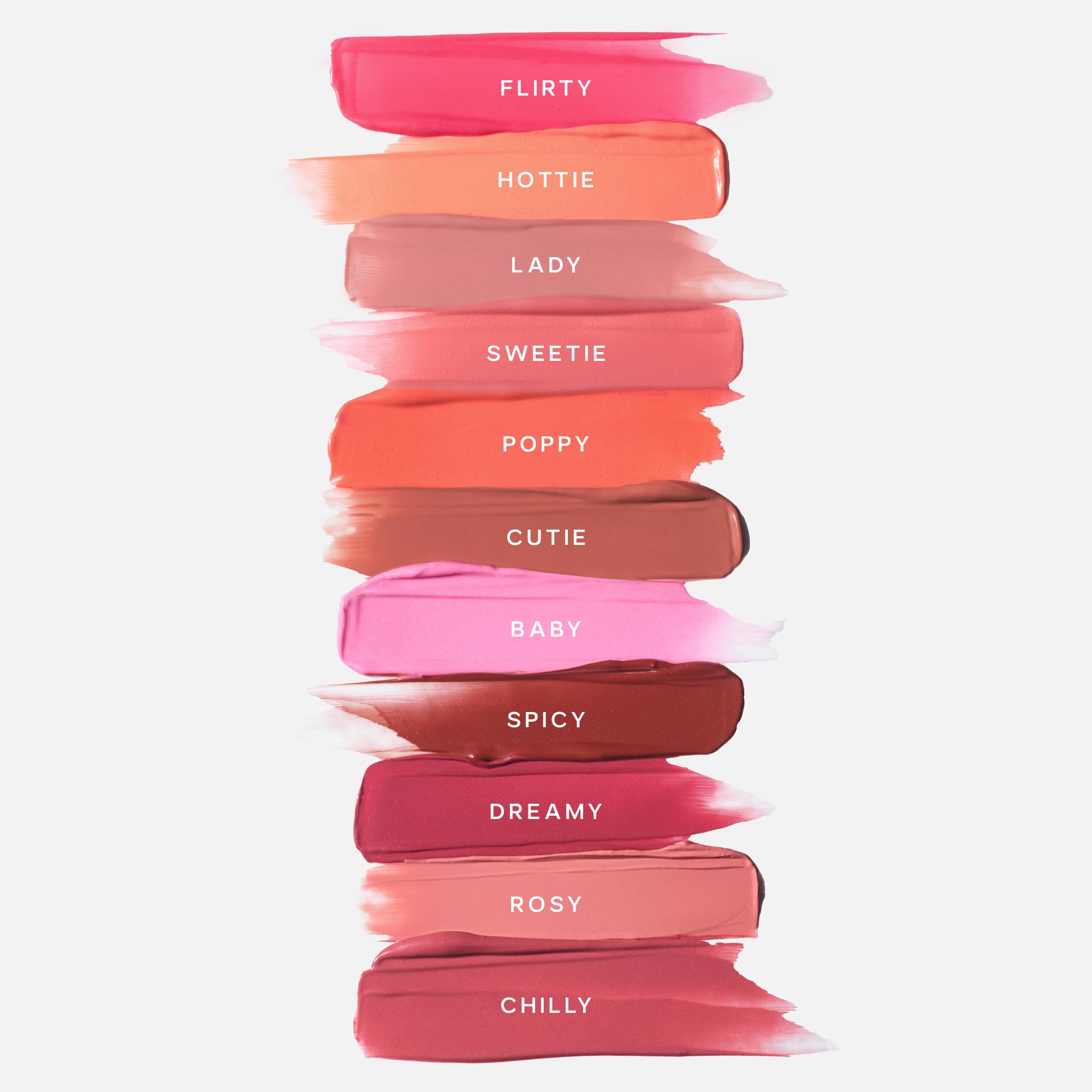 Saie Dew Liquid Blush applied on cheekbones for radiant dimension.