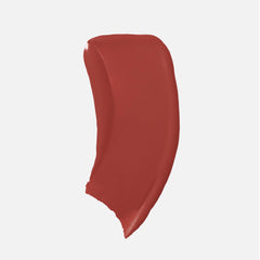 Saie Dew Liquid Blush Spicy swirl on cheek shows glow and blendable color