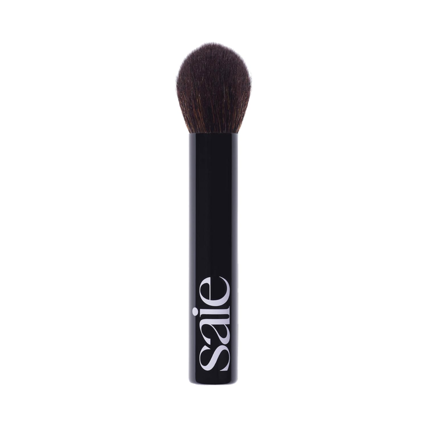 Saie The Fluffy Brush close-up showing soft bristles for even powder application
