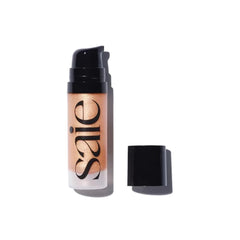 Saie Mini Glowy en bote, brillo sutil para piel radiante.