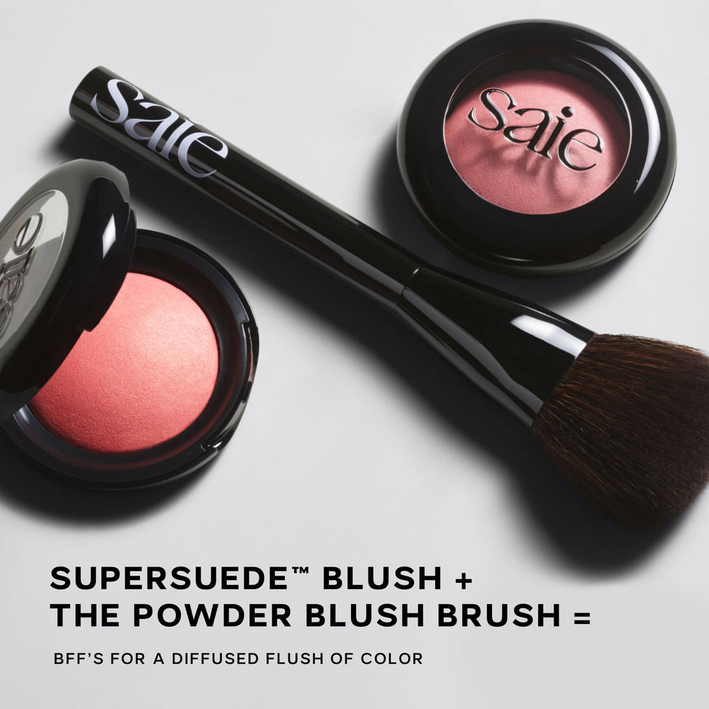 Saie Powder Blush Brush easy cleaning after use maintains hygiene
