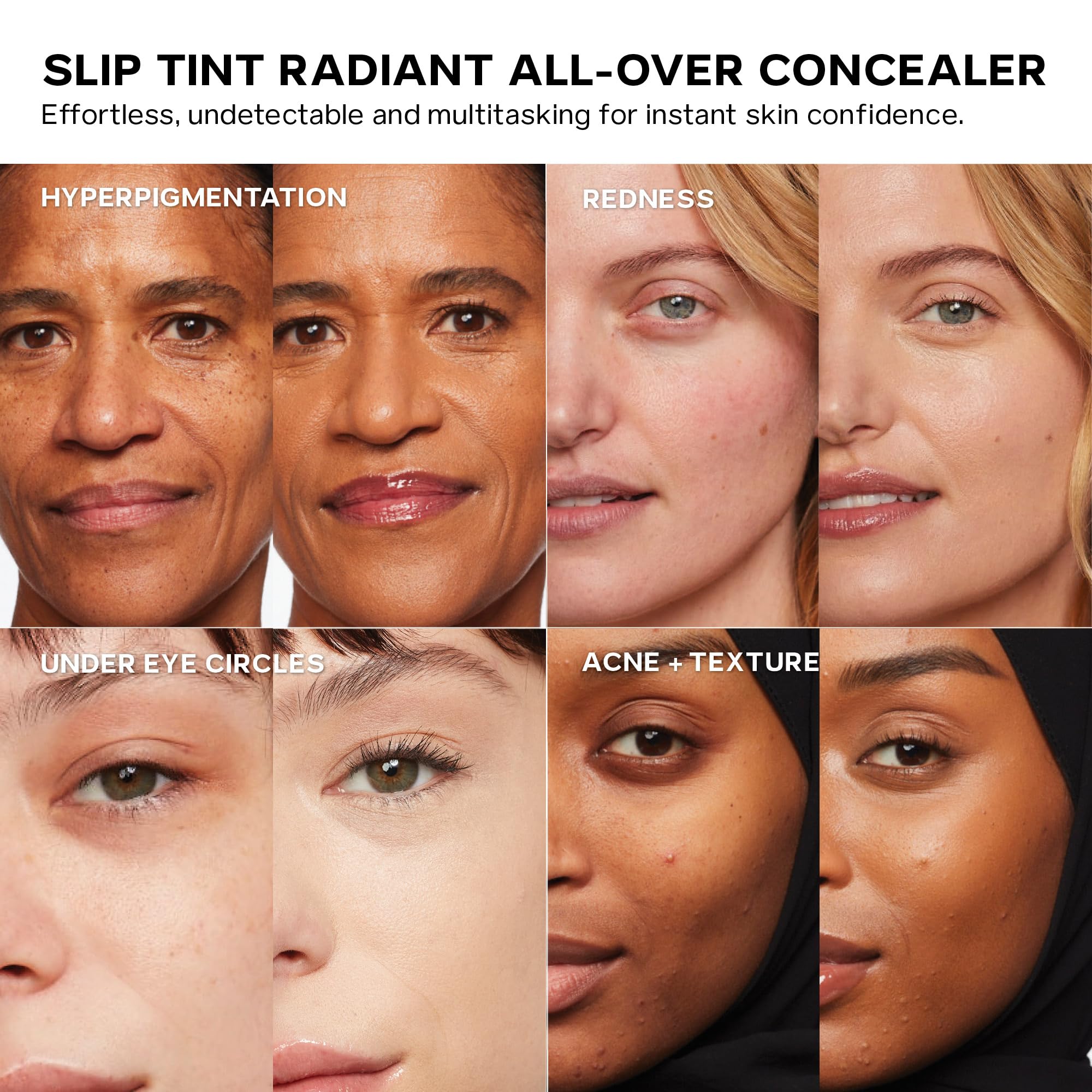 Saie Slip Tint natural radiant finish for enhanced skin texture