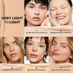 Saie Slip Tint Radiant Concealer under-eye application for bright, natural coverage.