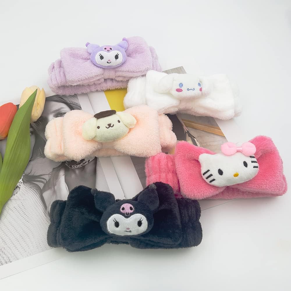 Saileg Kawaii headband worn during makeup or spa routine for tidier hair and enhanced focus
