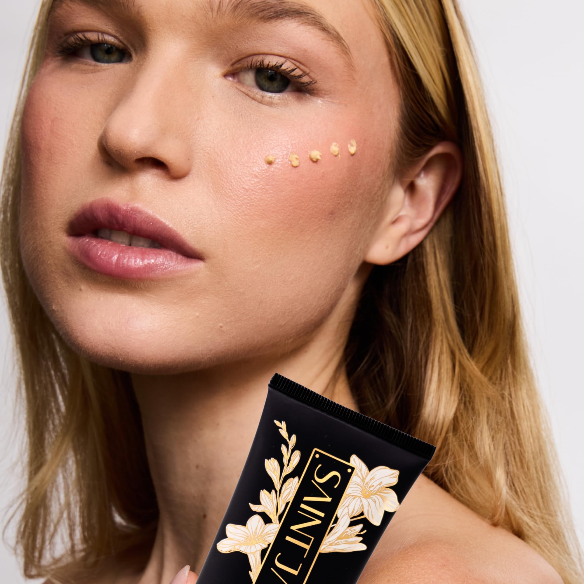 SAINT JANE packaging luxury design complements ritual use.