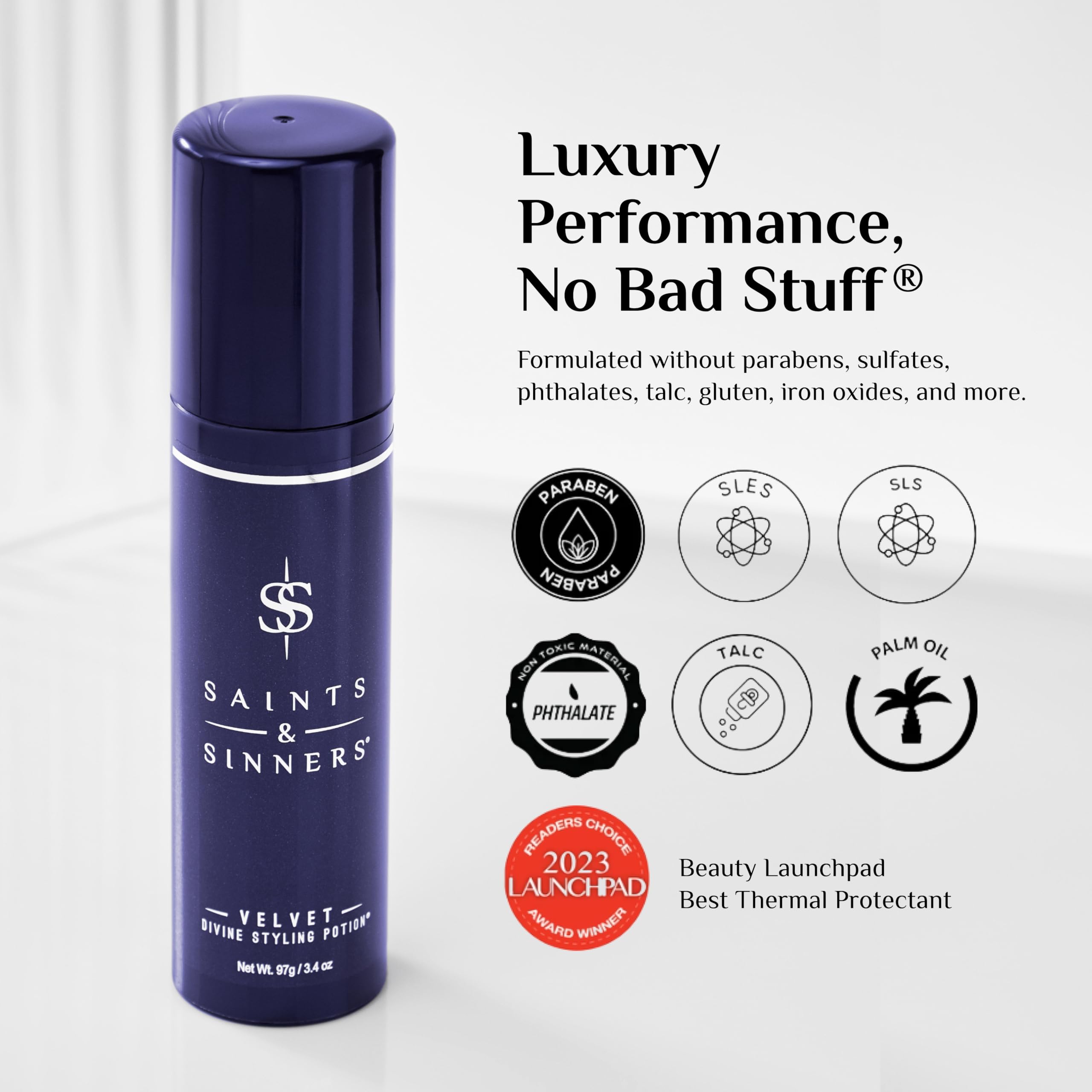 Saints & Sinners Velvet Divine fragrance hints of tuberose and jasmine.