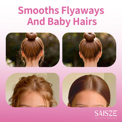 SAISZE barra de cera con brillo natural para cabello liso y rizado.