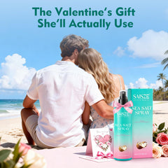 SAISZE Sea Salt Spray creates textured waves for natural hair volume
