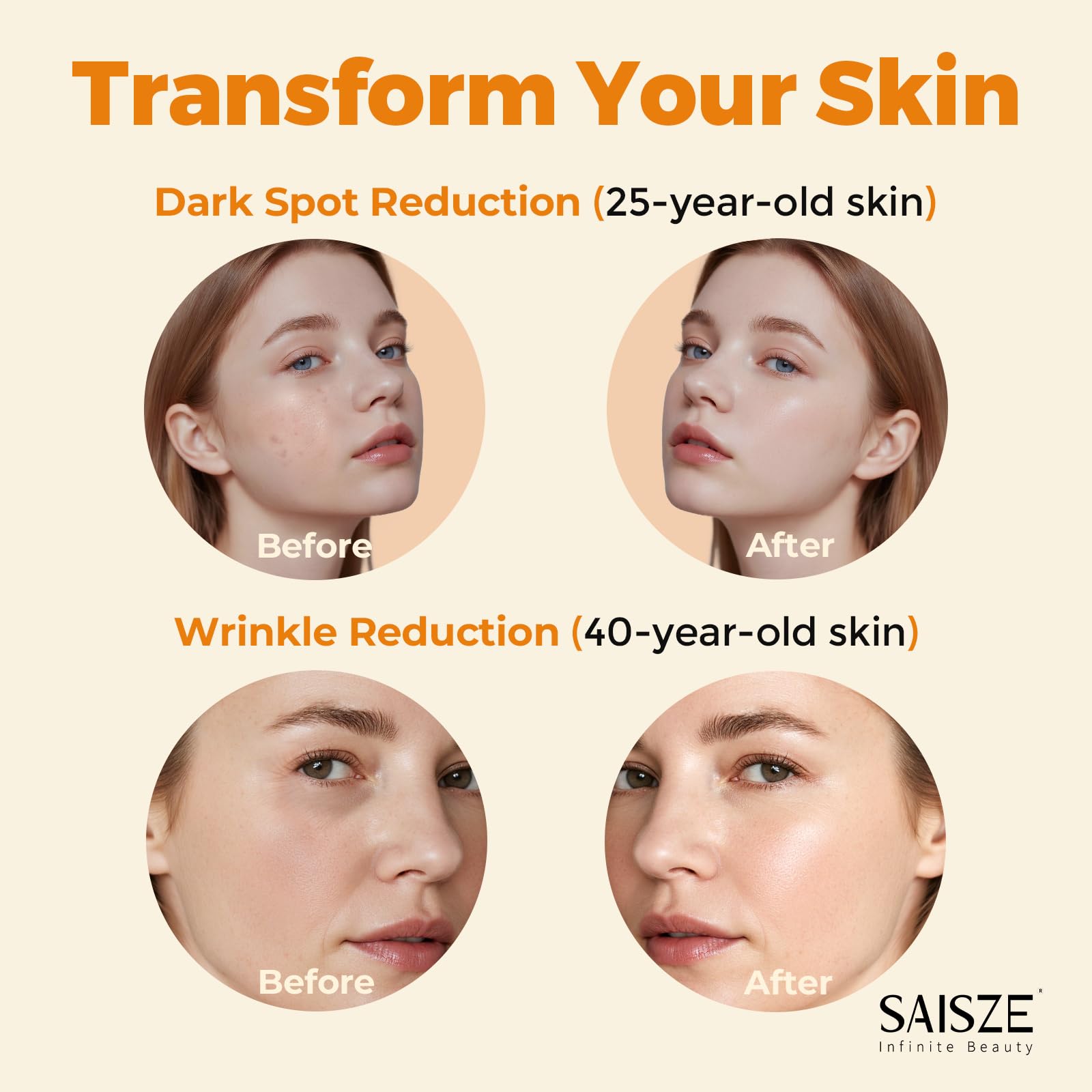 SAISZE Serum textura ligera: absorción rápida sin grasa