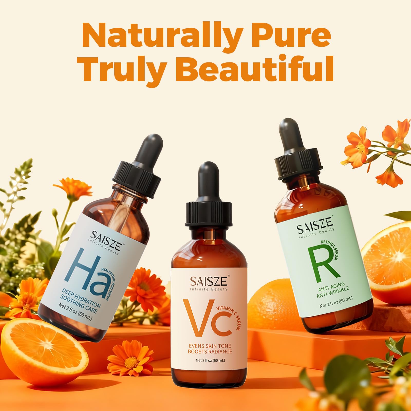 SAISZE Serum volumen 60 ml: menos reposiciones y menos embalaje