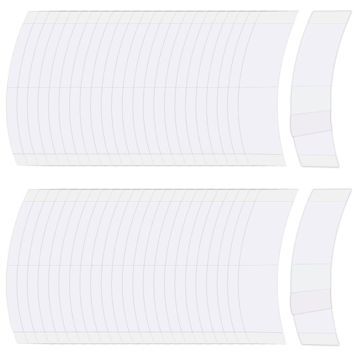 SAJOO 48-piece wig tape kit in blue for daily wear and easy sharing.