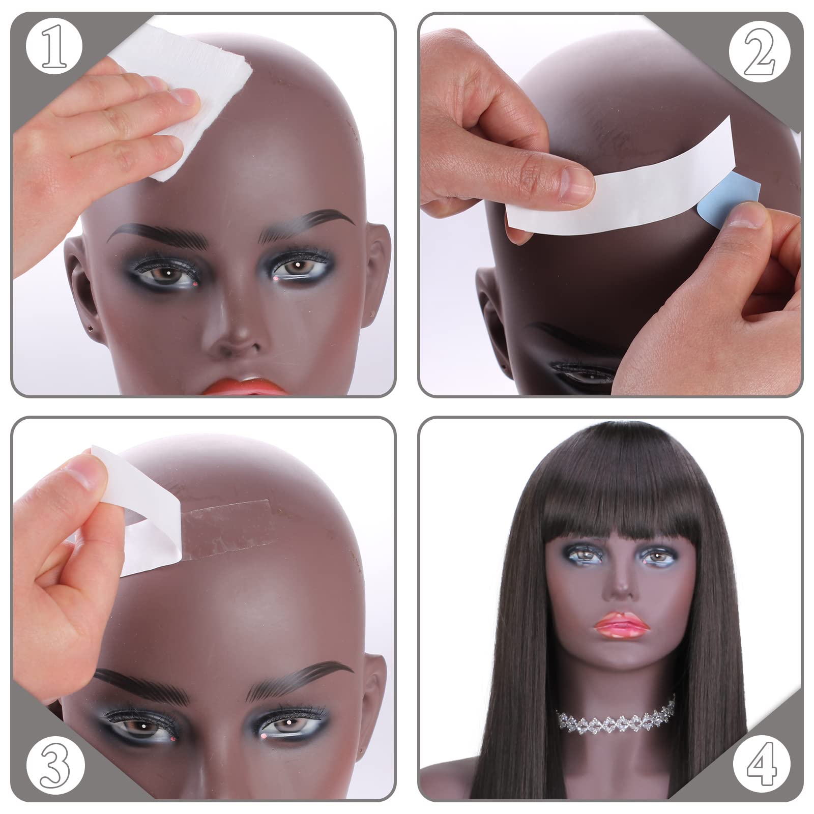 SAJOO easy removal with wig remover for gentle resetting.