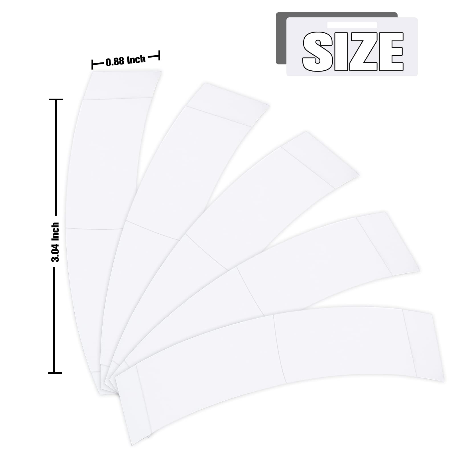 SAJOO lace-front tape is transparent and matte for seamless wig blending.