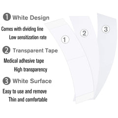 SAJOO waterproof wig tape maintains hold during heat, sweat, or water.