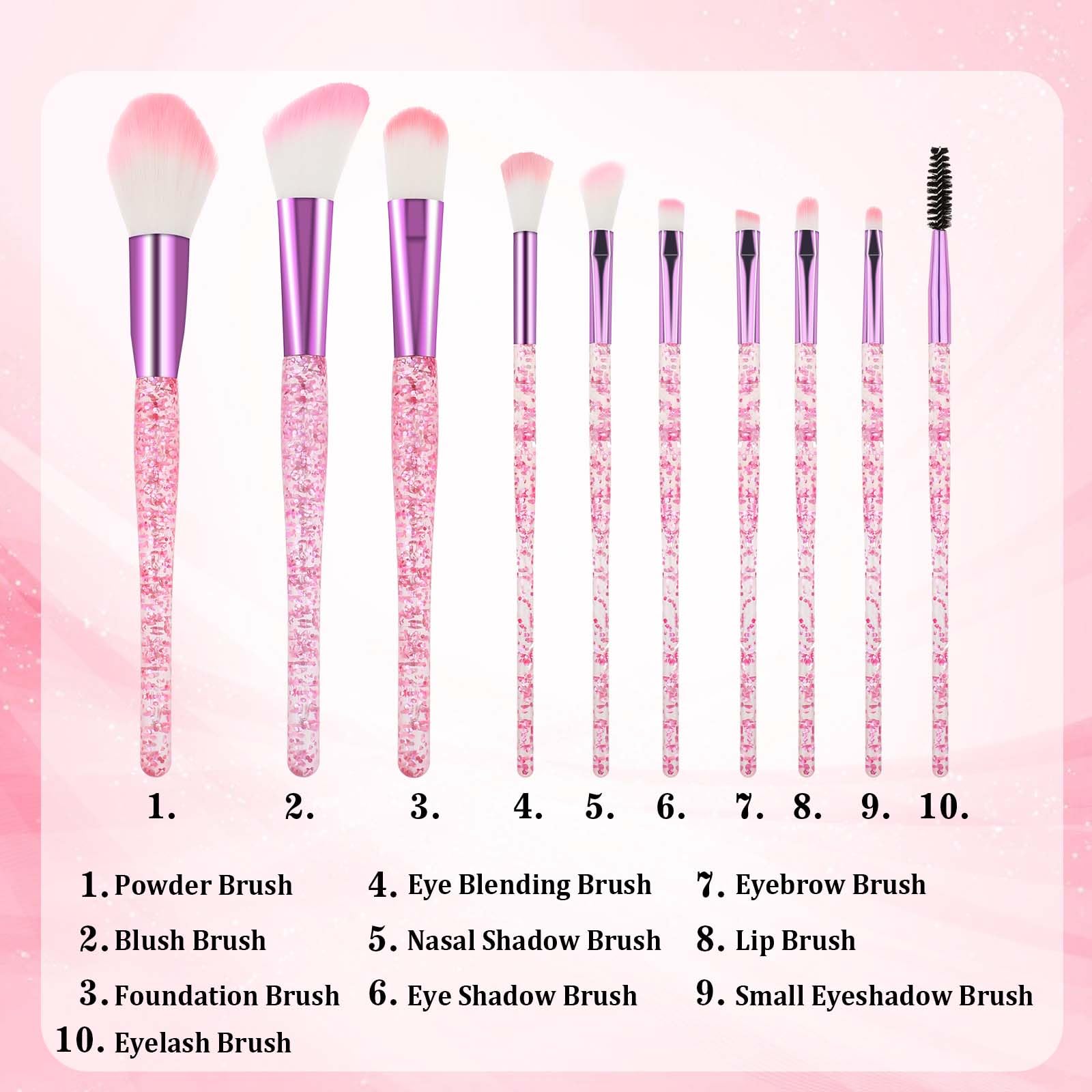 Salbsever silky-soft synthetic bristles guarantee gentle touch and smooth color pickup.