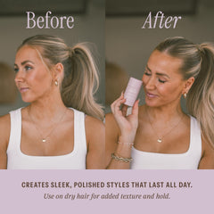 Salée Hair Wax Stick, control de frizz para cabello suave y definido.